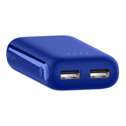 Mophie PowerBoost Portable Battery, 5,200 mAh, 4.25"H x 1.89"W x 0.89"D, Blue, 401104000