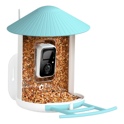 Birdfy® Feeder 1 Smart Bird Feeder with Camera and Free AI Lifetime Subscription, Blue