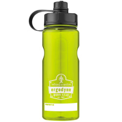 Ergodyne Chill-Its® 5151 Wide Mouth Water Bottle, 34 Oz, Lime