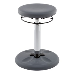 Kore Kids Adjustable Wobble Chair, 15-1/2" to 21-1/2"H, Gray