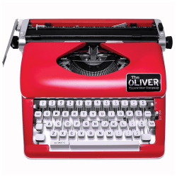 The Oliver Typewriter Company Timeless Manual Typewriter, OTTE-1636, Red