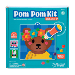 Educational Insights Pom Pom Popper Kit, Multicolor