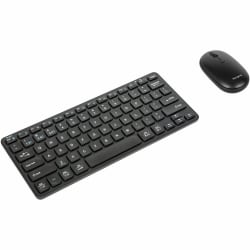Targus® Multi-Device Wireless Bluetooth 5.1 Keyboard And Mouse Bundle, Compact, Black, AKM620AMUS