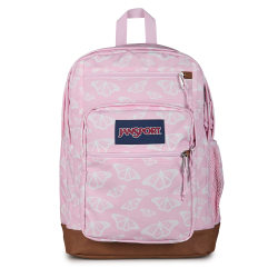 Jansport Cool Student Backpack With 15" Laptop Pocket, 90% Recycled, Flutter By Pink Ice