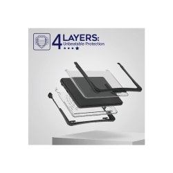 iBenzer Hexpact 360 - Notebook shell case - black - for Dell Latitude 3120, 3140