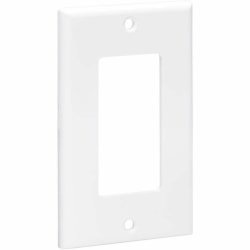 Eaton Tripp Lite Series Single-Gang Faceplate, Decora Style, Vertical, White, TAA, N042D100WH