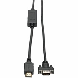 Tripp Lite HDMI to VGA Active Adapter Cable Low Profile HD15 M/M 1080p 10ft - HDMI/VGA  - P566010VGA