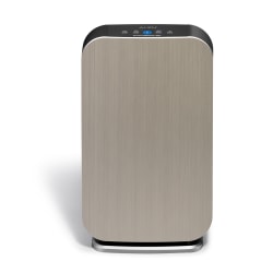Alen BreatheSmart Flex Fresh True HEPA Air Purifier, 700 Sq. Ft. Coverage, 25"H x 15"W x 8-1/2"D, Brushed Silver