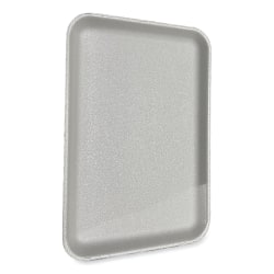 GEN Meat Trays, 2-3/4"H x 13-13/16"W x 9-1/4"D, White, Pack Of 100 Trays