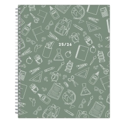 2025-2026 Blue Sky Weekly/Monthly Teacher Lesson Planning Calendar, 8-1/2" x 11", Learning, July 2025 To June 2026, 404275