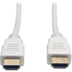 Tripp Lite 3' High Speed HDMI Cable, Digital Video with Audio, White