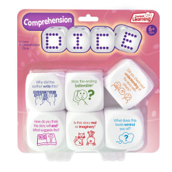 Junior Learning Comprehension Dice, 1-5/8", Set Of 6