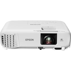 Epson PowerLite W49 LCD Projector - 16:10 - Ceiling Mountable - 1280 x 800 - Front, Rear, Ceiling - 8000 Hour Normal Mode - 17000 Hour Economy Mode - WXGA - 16,000:1 - 3800 lm - HDMI - USB - Class Room