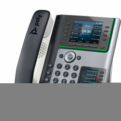 Poly Edge IP Phone - Corded - Corded - Desktop - 14 x Total Line - VoIP - 2 x Network (RJ-45) - PoE Ports