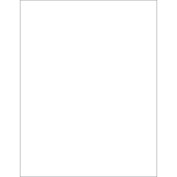 Tape Logic® Laser Labels, LL206, Rectangle, 8 1/2" x 11", Glossy White, Case Of 100