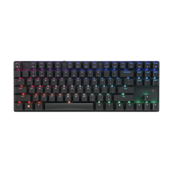 CHERRY MX 8.2 TKL - Keyboard - backlit - wireless - 2.4 GHz, USB-C, Bluetooth 5.2 - QWERTY - US - key switch: CHERRY MX Red - black