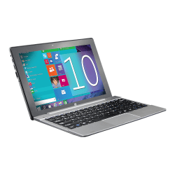 Supersonic SC-1032WKB - Tablet - with detachable keyboard - Intel Atom x5 - Z8350 - Windows 10 - 2 GB RAM - 32 GB SSD - 10.1" IPS touchscreen 1280 x 800