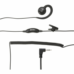 Cobra® C-Style 2.5-mm Swivel Wrap Around-the-Ear Headset for Select Cobra® FRS PX650, RX, ACXT, GMRS & FRS TrailBlazer 2-Way Radios, Black