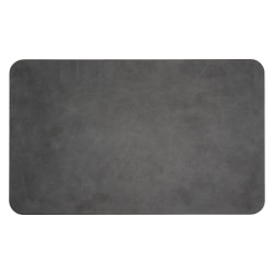 Allsop Leatherette Mouse Pad, 8-5/8"H x 14-1/4"W x 1/4"D, Black, 32580