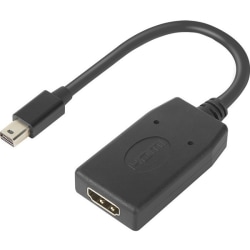 Lenovo ThinkStation Mini DP to HDMI - 6.69" HDMI/Mini DisplayPort A/V Cable for Audio/Video Device, Monitor, Workstation - First End: HDMI Type A Digital Audio/Video - Second End: Mini DisplayPort Digital Audio/Video - Black