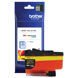 Brother® LC3035 INKvestment Yellow Extra-High-Yield Ink Tank, LC3035Y