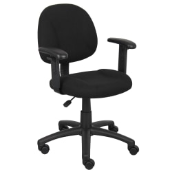Boss Office Products Posture Mid-Back Task Chair, Black