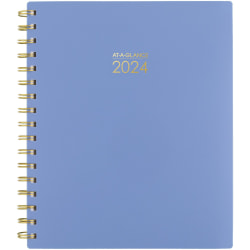 2024-2025 AT-A-GLANCE® 13-Month Harmony Weekly/Monthly Planner, 7" x 8-3/4", Blue, January 2024 To January 2025, 1099-805-20
