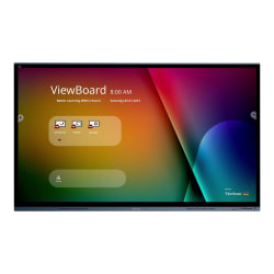 ViewSonic ViewBoard IFP7562 - 75" Diagonal Class (74.5" viewable) LED-backlit LCD display - interactive - 4K UHD (2160p) 3840 x 2160