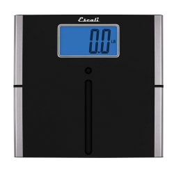 Escali Easy Read Body Scale - 440 lb / 200 kg Maximum Weight Capacity - Black