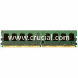 Crucial 2GB DDR2 SDRAM Memory Module - 2GB - 800MHz DDR2-800/PC2-6400 - Non-ECC - DDR2 SDRAM - 240-pin DIMM