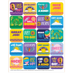 Crayola® Colors Of Kindness Theme Stickers, 1" x 1", Multicolor, Pack Of 120 Stickers
