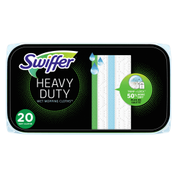 Swiffer® Sweeper Heavy-Duty Wet Mopping Cloths, Open Window Fresh Scent, Pack Of 20 Cloths
