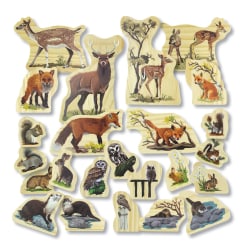 Yellow Door Animal Families Wooden Characters, Woodland