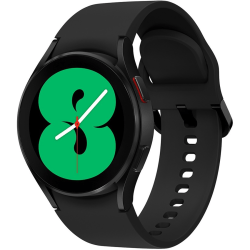 Samsung Galaxy Watch4, 40mm, Black, Bluetooth - 16 GB - 1.50 GB Standard Memory - 1.2" - Android Wear - Bluetooth - Black - Aluminum Case - Health & Fitness - Water Resistant - IP68 Water Resistant