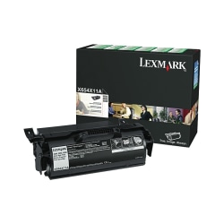 Lexmark™ X654X11A Black High Yield Return Program Toner Cartridge