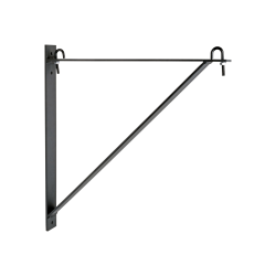Tripp Lite Triangular Wall Support Kit for 12 & 18 in. Cable Runway, Straight & 90-Degree - Hardware Included - Cable runway wall angle support kit - black