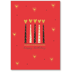 Viabella One I Love Birthday Greeting Card, 5" x 7", Multicolor