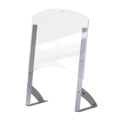 Rosseto Serving Solutions Connectable Buffet Sneeze Guard, 35-3/4"H x 24"W, 15" Pass-Through, Clear