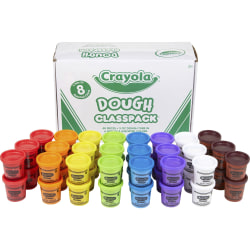 Crayola® Dough Classpack Canisters, Assorted Colors, Pack Of 48 Canisters