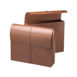Smead® Expanding Wallet, 3 1/2" Expansion, 9 1/2" x 11 3/4", 30% Recycled, Brown