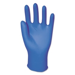 Boardwalk Disposable General-Purpose Powder-Free Nitrile Gloves, Large, Blue, 5mil, Box Of 100 Gloves
