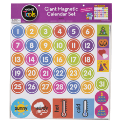 Dowling Magnets Magnet Tools Giant Magnetic Calendar 94-Piece Set