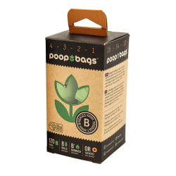 The Original Poop Bags® Orange-Scented Countdown Roll®, 76.8 Oz, Set Of 15 Bags