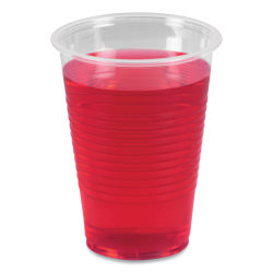 Boardwalk® Plastic Cold Cups, 9 Oz, Clear, Sleeve Of 100 Cups, Carton Of 25 Sleeves