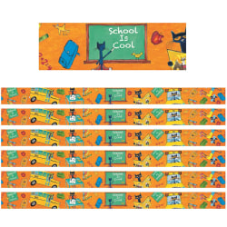 Edupress Layered Borders, Pete The Cat School Is Cool Spotlight, 12 Borders Per Pack, Set Of 6 Packs