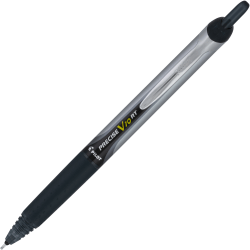 Pilot Precise V10 Retractable Rolling Ball Pen, Bold Point, 1.0 mm, Black, Single Pen