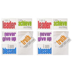 Inspired Minds Note Cards With Envelope, Encouragement Booster Set, 5-1/2" x 4-1/4", 10 Per Pack, Set Of 2 Packs