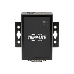 Tripp Lite RS-422/RS-485 USB to Serial FTDI Adapter with COM Retention (USB-B to DB9 F/M), 1 Port - Serial adapter - USB 2.0 - RS-422/485 - black