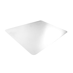 Floortex® Desktex® Anti-Static Vinyl Rectangular Desk Pad, 20" x 36", 25% Recycled, Clear