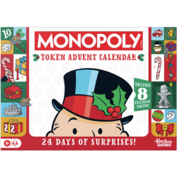 Hasbro Monopoly Token Advent Calendar, Total Qty 1